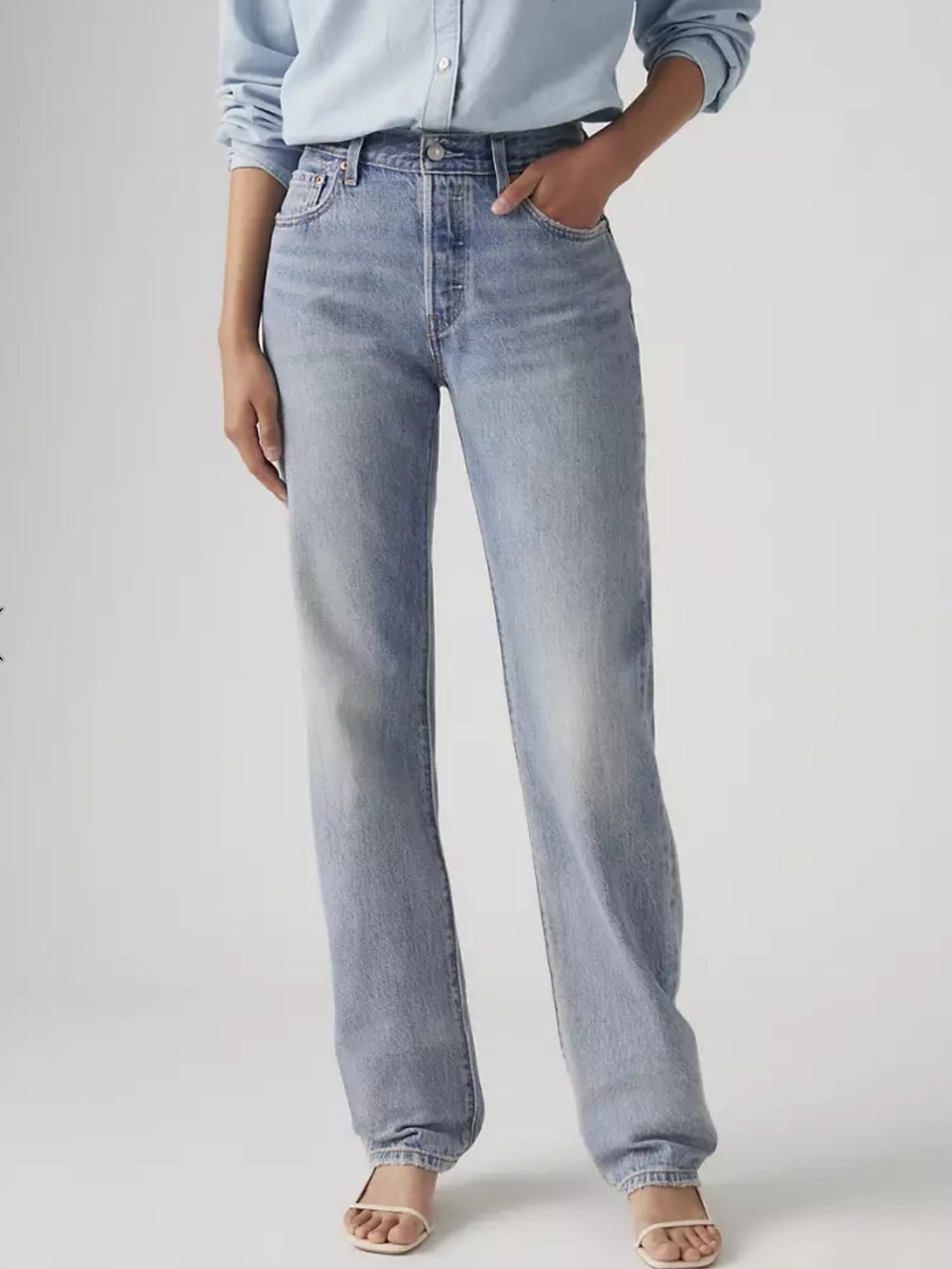 Levi’s 501 90s lightweight straight leg denim 28x30 - Picture 3 of 13